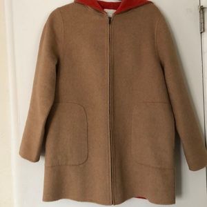 Adrienne Vittadini Recycled Wool Zip Coat